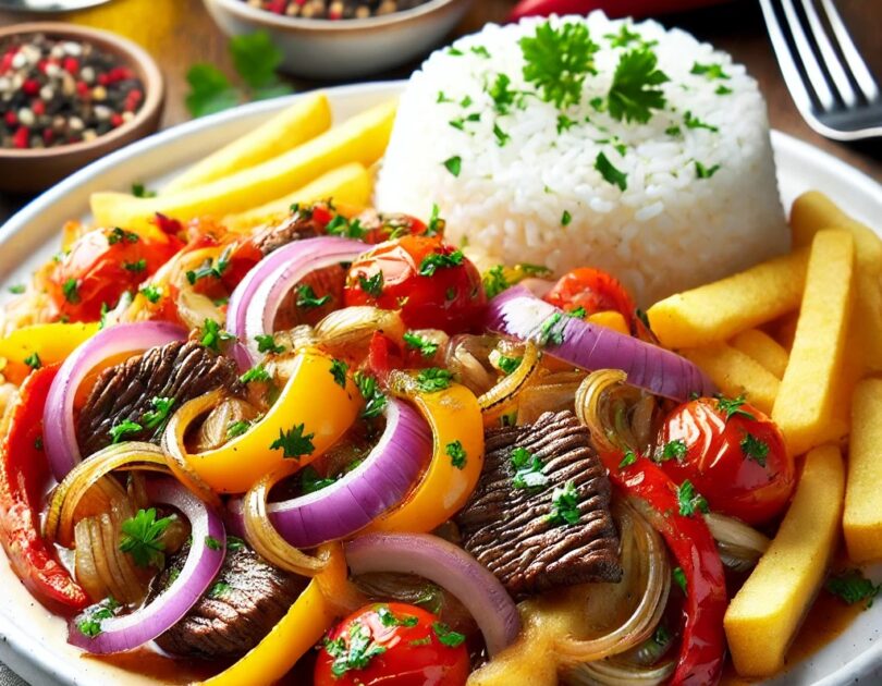 La Mejor Receta de Lomo Saltado de Carne de Res (Peruano) – Paso a Paso